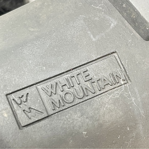 WHITE MOUNTAIN Women’s Black GLAMOROUS ANKLE BOOTIE Lug Sole Shearling Fur Sz 11 - Picture 10 of 12